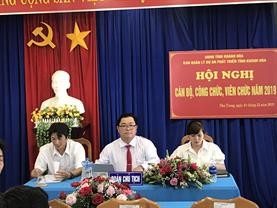 Hội nghị Cán bộ, Công chức, Viên chức năm 2019 Ban QLDA Phát triển tỉnh Khánh Hòa
